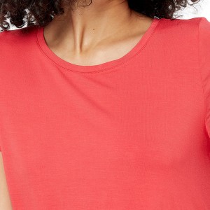 Γυναικείο μπλουζάκι με κοντό μανίκι σε χαλαρή εφαρμογή