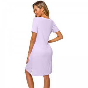 ECOGARMENTS Soft Bamboo Nightgowns for Women Lounge Dress Plus Size Sleepwear