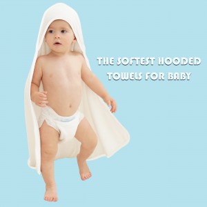 Wysokiej jakości bambusowy ręcznik kąpielowy dla niemowląt