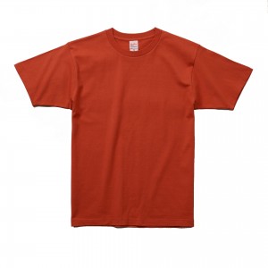 custom logo round neck short sleeve bamboo cotton fabric t-shirt with