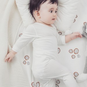 Комплект лятна ултра тънка бебешка пижама без кости ECOGARMENTS