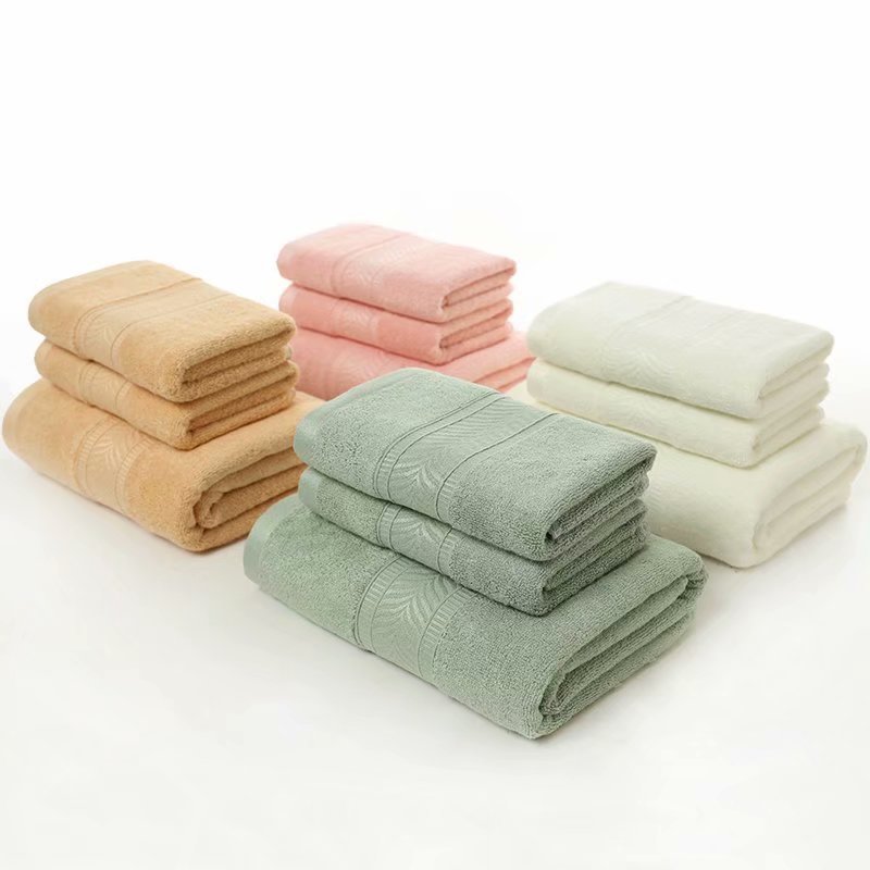 Supermarket Bamboo Fiber Towel Malaking Bath Towel