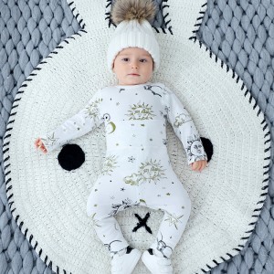 Bidh ECOGARMENTS Organic Cotton a’ faighinn teisteanas Baby Bodysuit Romper