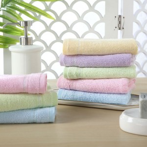 Fiber bamboo ụmụaka obere towel