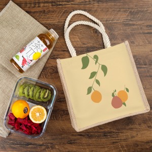 Japanese Zip-Up Waterproof Fruit Tote Bag