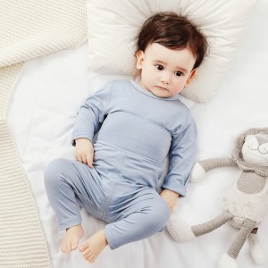 Ecogarments Set pigiama estivo ultra sottile disossato per neonati