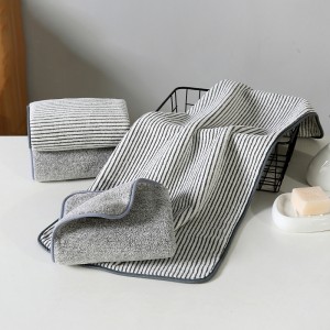 Antibacterial Bamboo Charcoal Fiber Wipe Head Beauty Dry Hair Towel Embroidered Character Gift Towel
