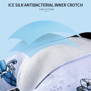 ECOGARMENTS 3D-Druck Ice Silk Antibakterieller Herren-Boxer