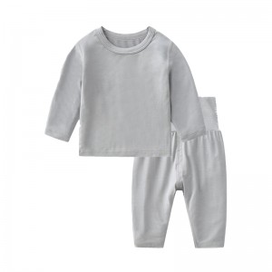 Ecogarments Set pigiama estivo ultra sottile disossato per neonati