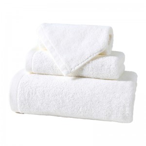 Logo personalizado de fibra de bambú, toalla de baño suave absorbente doméstica