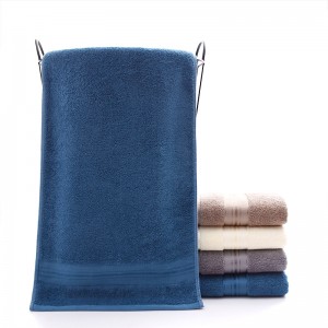 සාමාන්‍ය උණ බම්බු කෙඳි ඝන වූ ග්‍රෑම් 120 එම්බ්‍රොයිඩර් ලාංඡනය Wash Towel