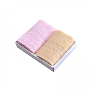 Dwa ręczniki z pudełkiem upominkowym Bawełniane włókno bambusowe Prezenty firmowe Pamiątki