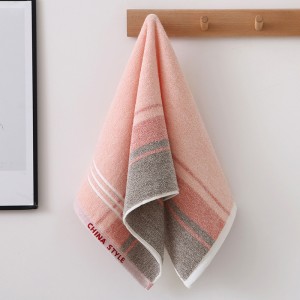 New Yarn Jacquard Home Beauty Bambù Cotton Blended Facial Towel