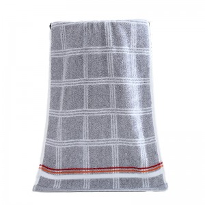 Nowa przędza żakardowa Home Beauty Bambusowy ręcznik do twarzy z domieszką bawełny