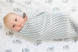 ECOGARMENTS कारखाना थोक बाँस कपास गज नुहाउने तौलिया २ तह बाँस फाइबर बेबी र्याप
