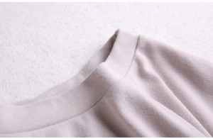 Dámská letní prázdná oversized Jersey konopná trička s krátkými rukávy z organické bavlny