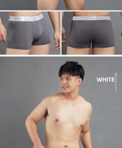 ECOGARMENTS Pantaloni boxer sexy in fibra di bambù estivi per uomo