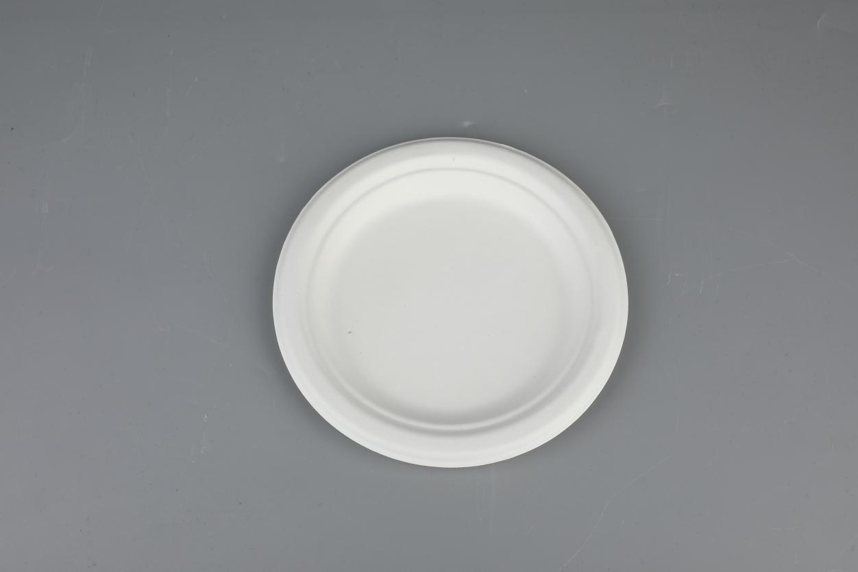 6″/ 7″/ 9″/ 10″ Round Plates Eco-friendly Biodegradable Bagasse Tableware