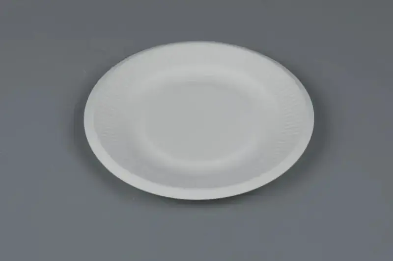 Eco-Fashion: 6-Inch Corrugated Side Biodegradable Bagasse Dinnerware