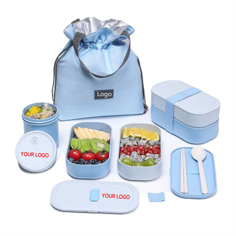 Double-Layer Lunch Box for Adult and Kids, Leak Proof and