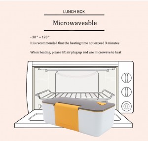Custom Logo Leak Seal Proof Fork Boxes Adults Containers Greatbuy 3 Pcs Set Wheat Straw Lunch Box Bento Lunch