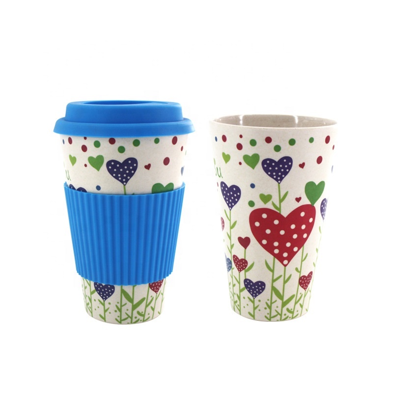 China Wholesale Biodegradable Coffee Cup Manufacturers - Health and safety anti wear coffee cup environmental protection leakproof heat insulation bamboo fiber mug – Naike