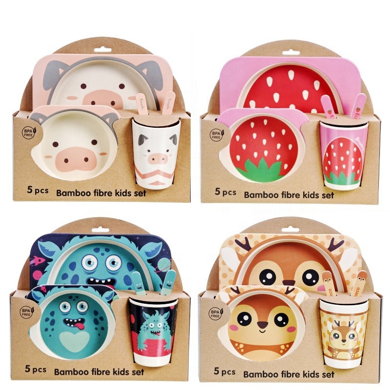 CE Certification Children Bento Box Pricelist - Creative household cartoon fine tableware set environmental protection and safety light meal bowl – Naike