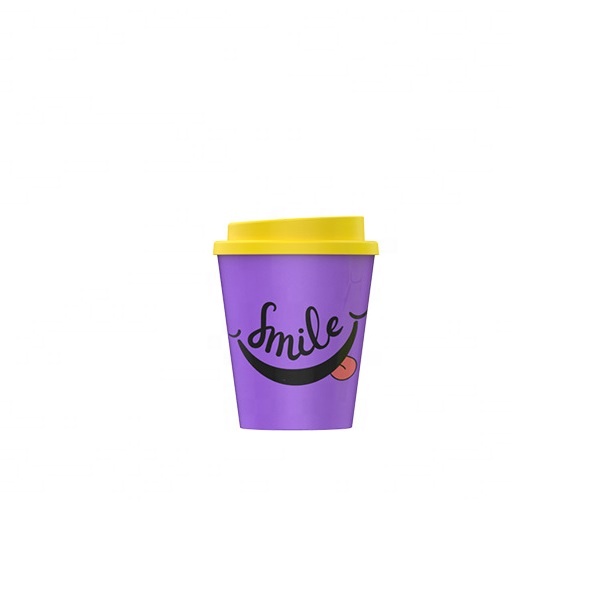 China Wholesale Pla Bottles Manufacturers - Cartoon thickened heat insulation anti ironing practical mug double seal with cover biodegradable PLA coffee cup – Naike