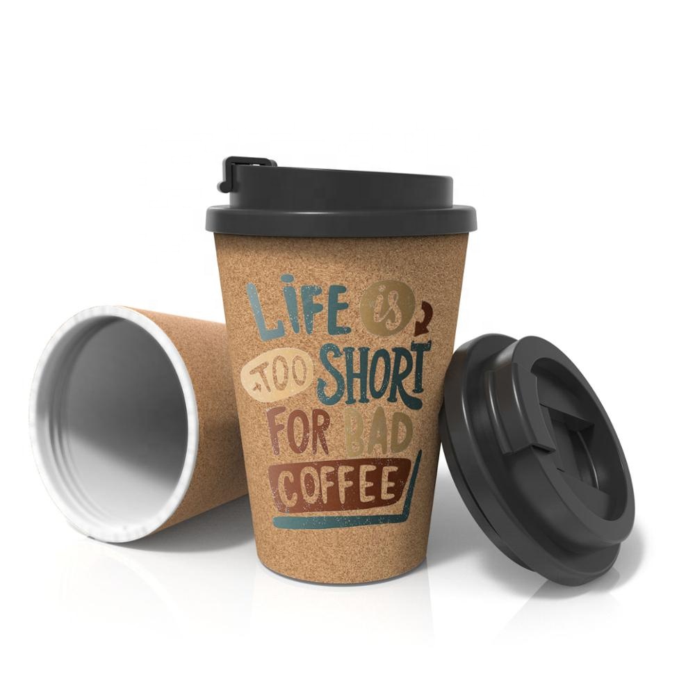 Creative solid color environmental protection leakproof coffee cup heat insulation and heat proof mug