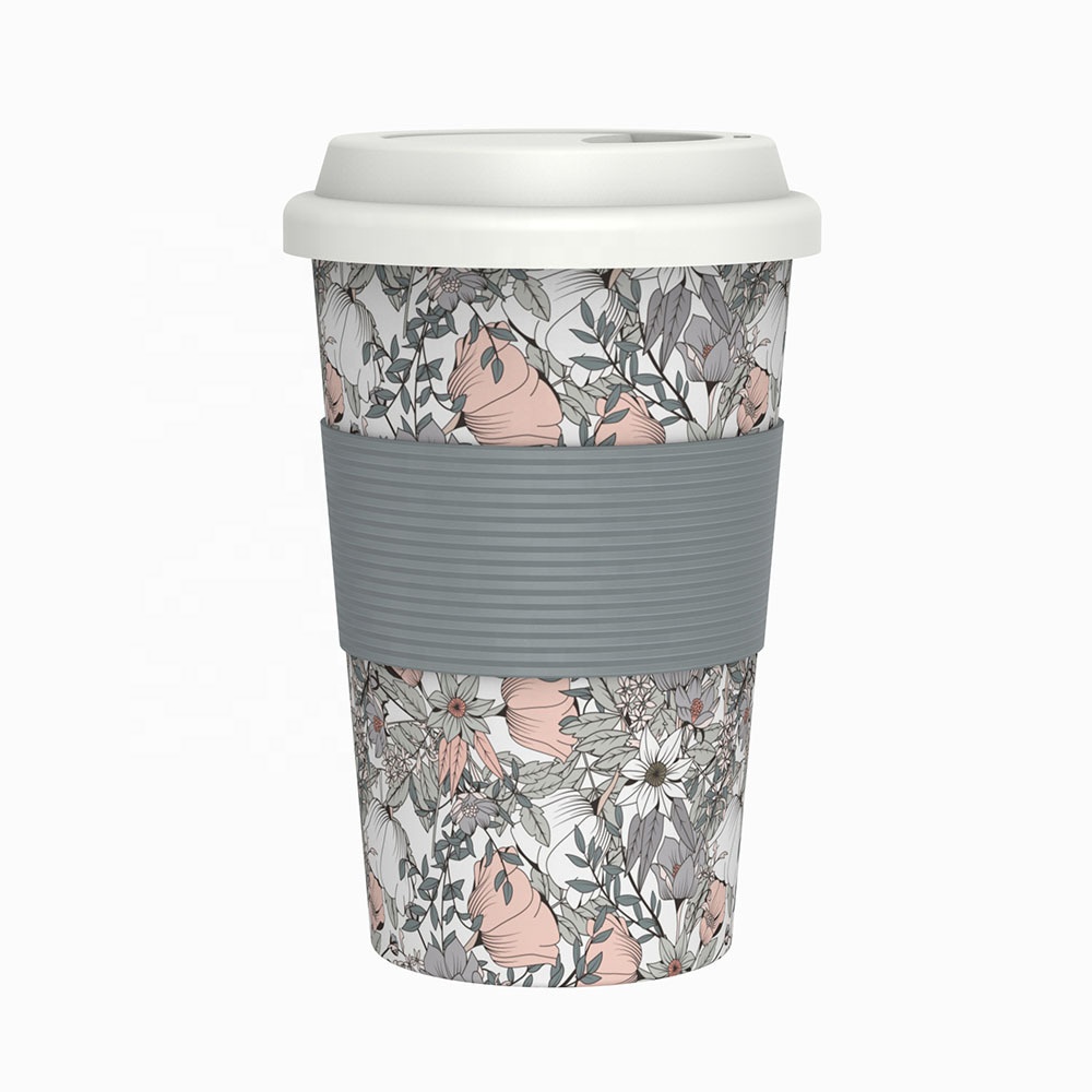 Easy to clean solid color non slip mug high temperature durable anti scalding portable green milk cup