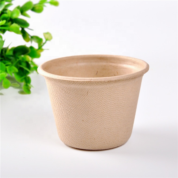 140ml Eco Friendly Healty Unbleached Wheat Straw Compostable Disposable Coffee Paper Cup