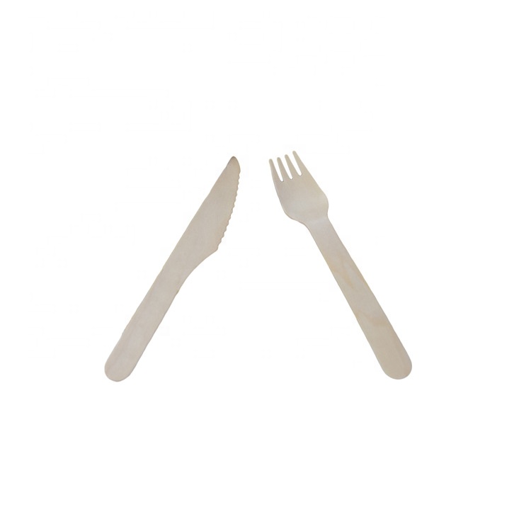 Disposable degradable environmental picnic tableware environmental protection takeaway delivery dessert fork