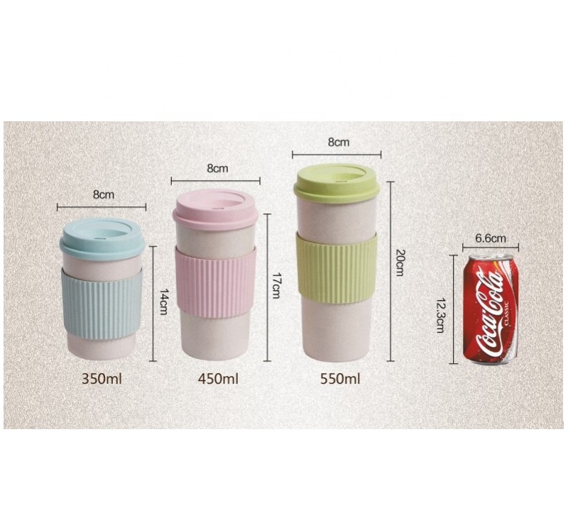 China Factory for Sugarcane Cup - Pure color anti ironing bamboo fiber coffee cup fashionable with cup set water bottle sealing multi functional cup – Naike detail pictures