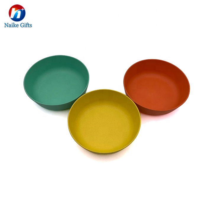 Wholesale custom food grade disposable biodegradable products colorful round fruit snack PLA bowl