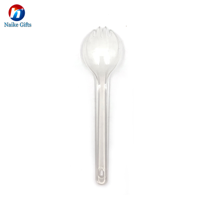 High quality eco friendly disposable biodegradable bamboo fork spoon portable PLA cutlery set for travel