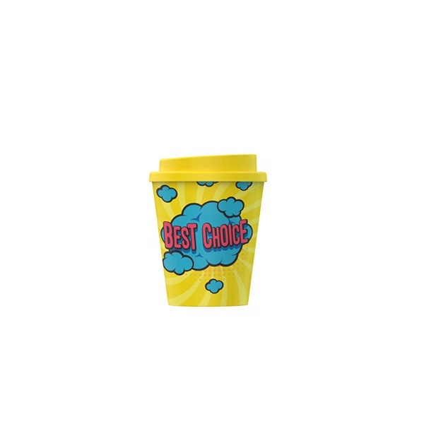 Delicate cartoon environmental friendly coffee cup with cover, anti hot anti fall and non breaking mug Featured Image