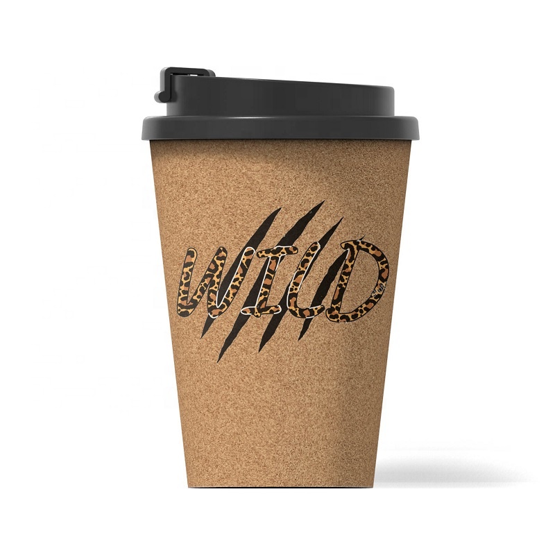 China Wholesale Eco Friendly Water Bottle Suppliers - Creative cartoon biodegradable coffee cup simple environmental protection can be customized printed PLA cork mug – Naike