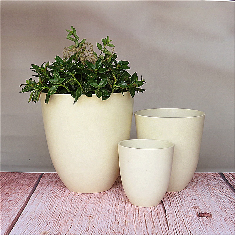 Cheapest Price Compostable Tableware - Easy to clean round mouth flowerpot fashion durable green plant basin surface bright and clean thickening basin – Naike detail pictures