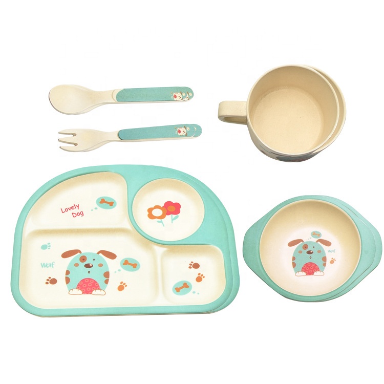 Anti ironing reinforcing non breakable tableware set cute and easy to clean practical baby's dinner bowl Featured Image