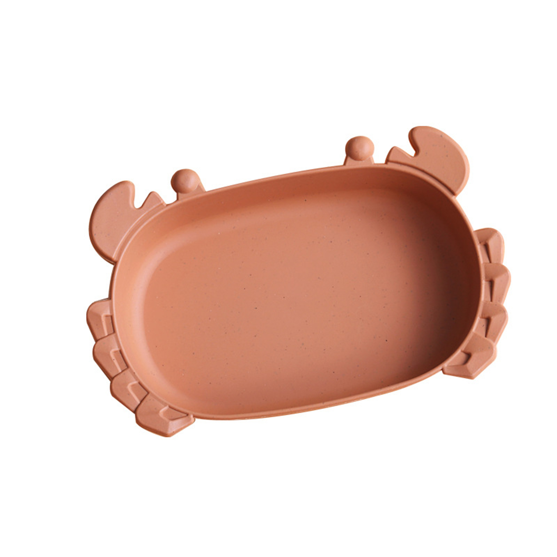 High Quality OEM Plastic Pet Bowl Manufacturers - Microwaveable Eco Friendly Cartoon Crab Radish Party Dinner Fruit Dessert Snack Food Wheat Straw Plastic Plate – Naike