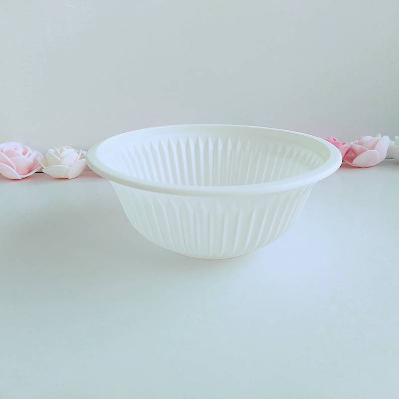 Compostable disposable corn starch biodegradable food rice bowl for sale Featured Image