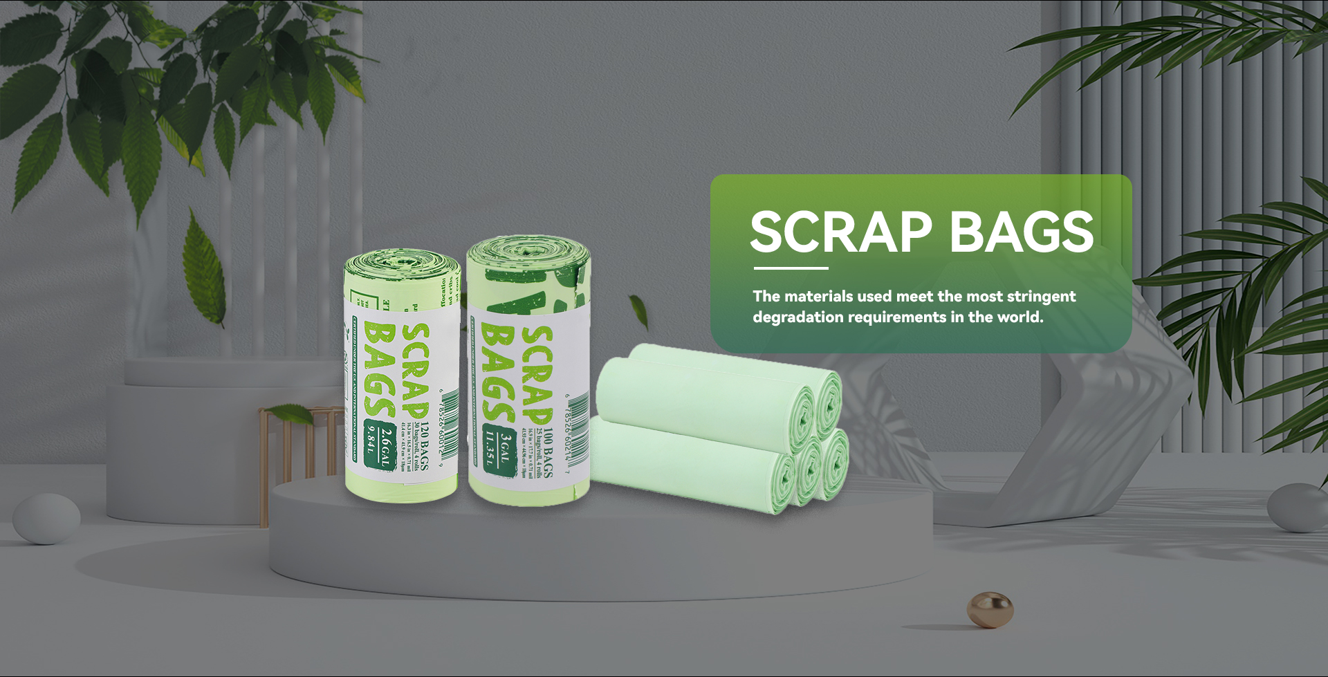 Ecopro Biodegradable Compostable Garbage Trash Bags