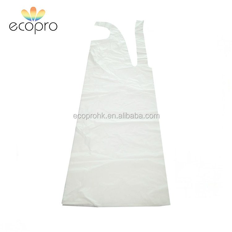 Disposable Apron in Neck Loop Design & Tie-Up Feature