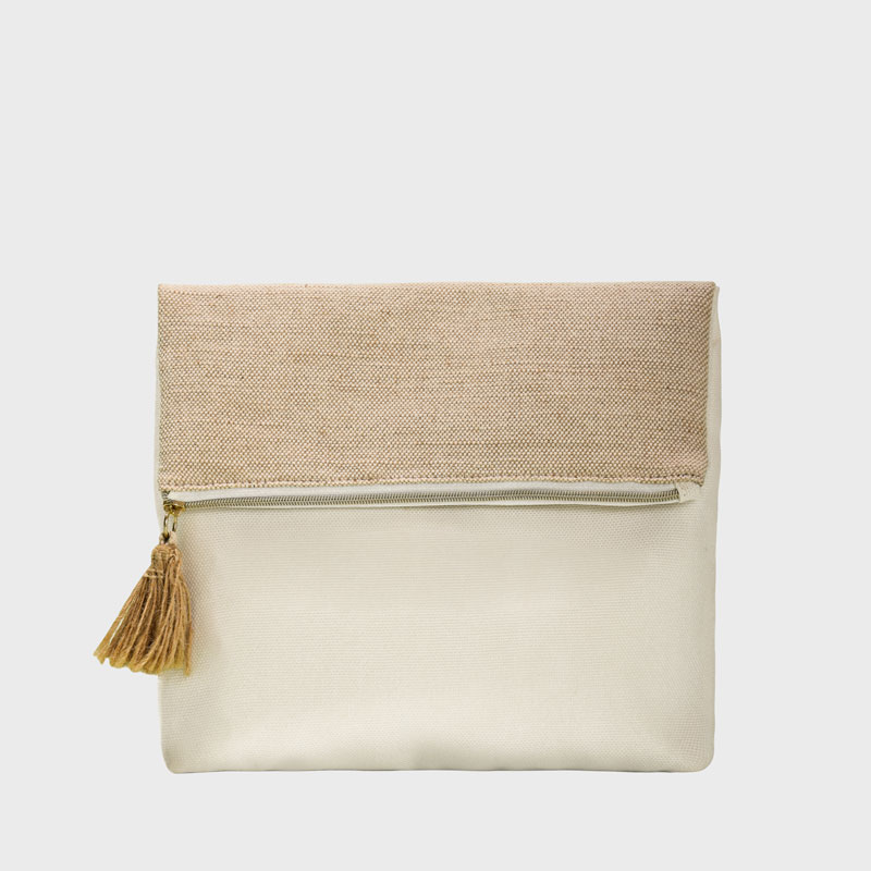 Super Purchasing for Merit Beauty Free Bag - Cosmetic Clutch Made From Bamboo Fiber &Jute – CBB039 – Rivta