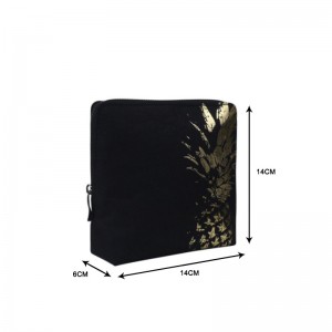 Natural design cosmetic bag pineapple fiber bag CNC100