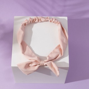 Light pink lyocell headband – BEA001