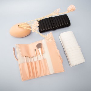 Makeup Brush Roll Organizer Foldable Bag Recycled PU – BRP038
