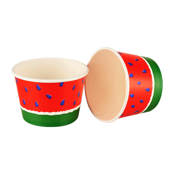 Paper Ice Cream Cups – 9-Oz Disposable Dessert Bowls