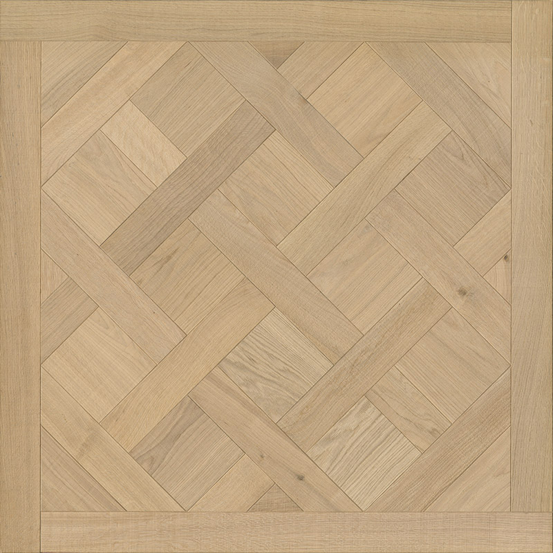 Trending Products Oak Wood Flooring - Customized European Oak Distressed Engineered Multilayer Versailles Parquet Wood Flooring – ECOWOOD detail pictures