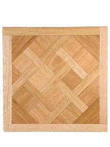 Parquet versailles ABC grade white oak prefinished solid wood flooring indoor&outdoor wood parquet flooring